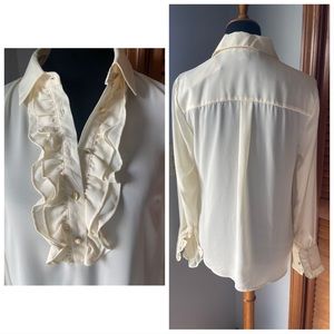 Michael Kors Ruffle Blouse NWT